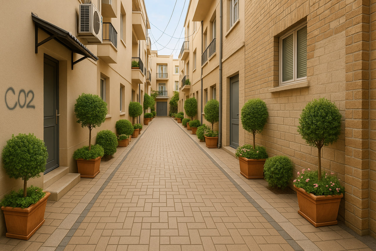 نمای بعد از اجرای طرح